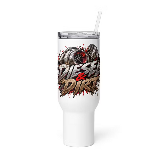 Garagegåvan – Diesel & Dirt Travelmugg