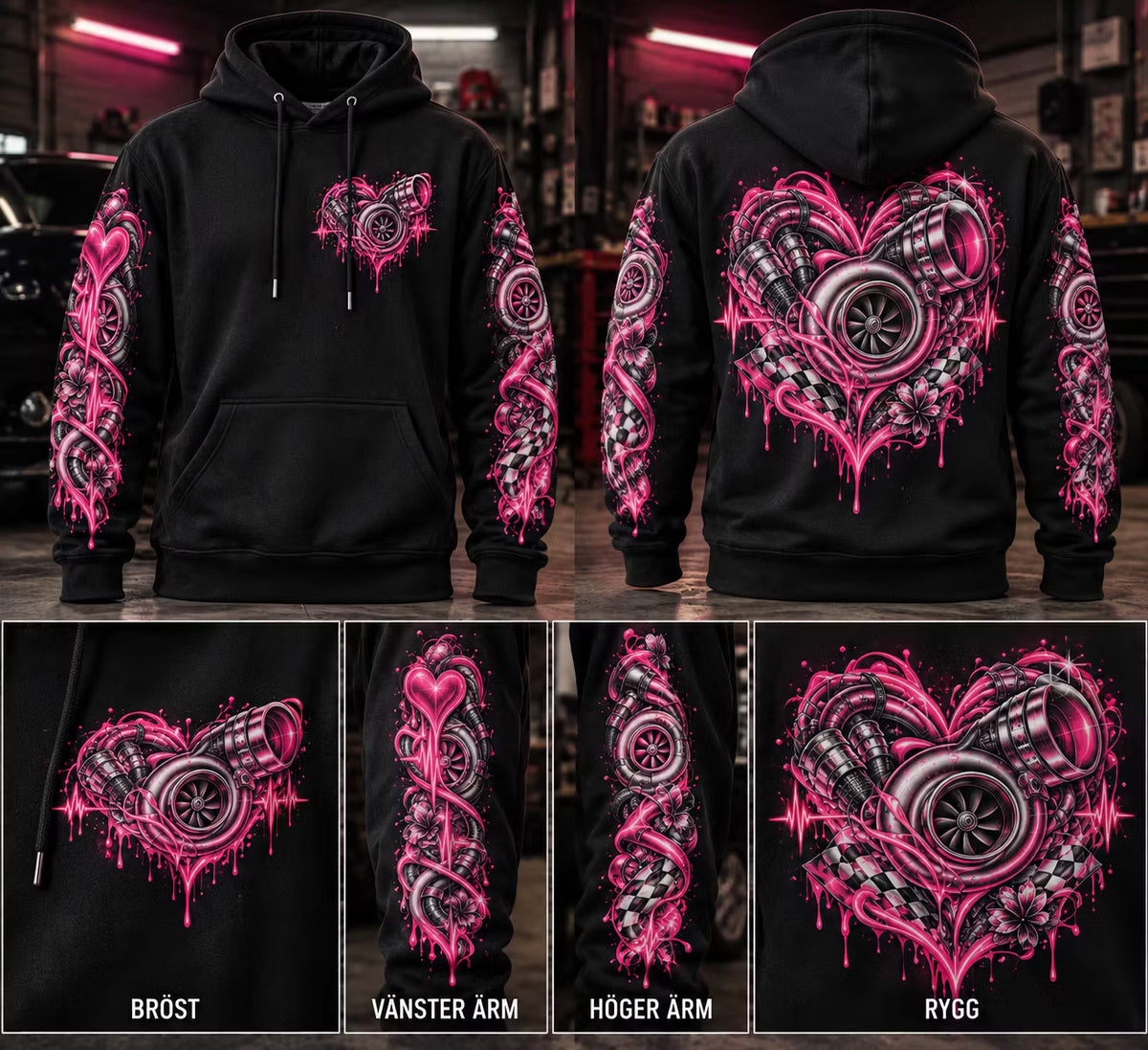 Turbo Heart Premium Hoodie