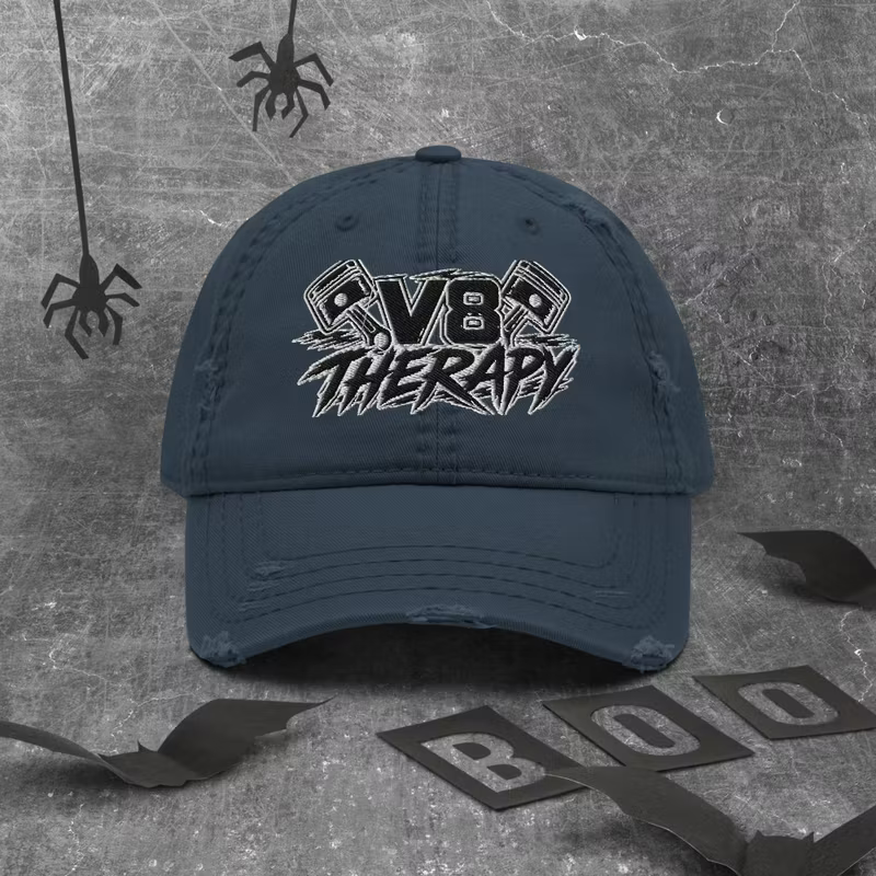 V8 Therapy – Garagekeps - Navy - One size