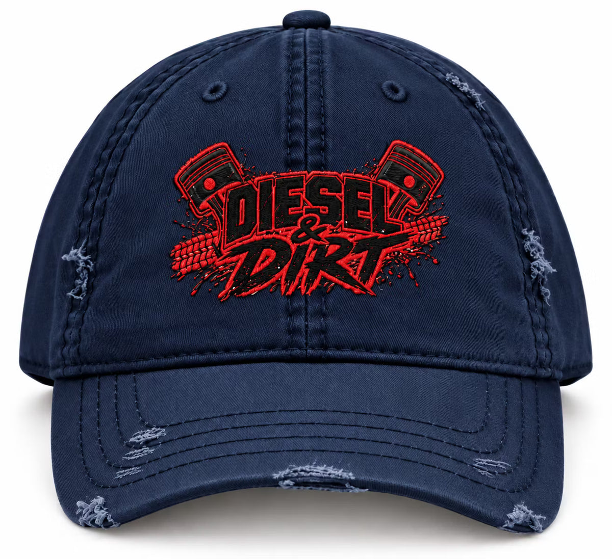 Diesel & Dirt – Garagekeps - Navy - One size