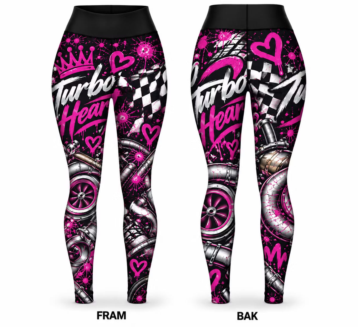 Turbo Heart Leggings