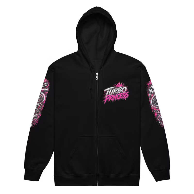 Turbo Princess Zip Hoodie – Racing Edition