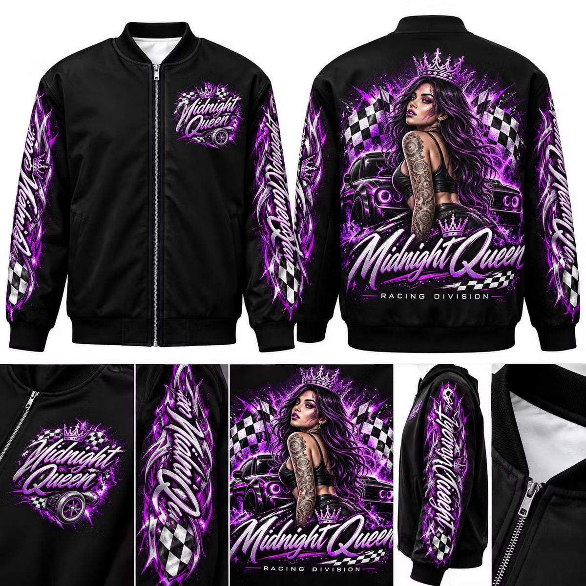 Midnight Queen Bomber Jacket – After Hours Edition