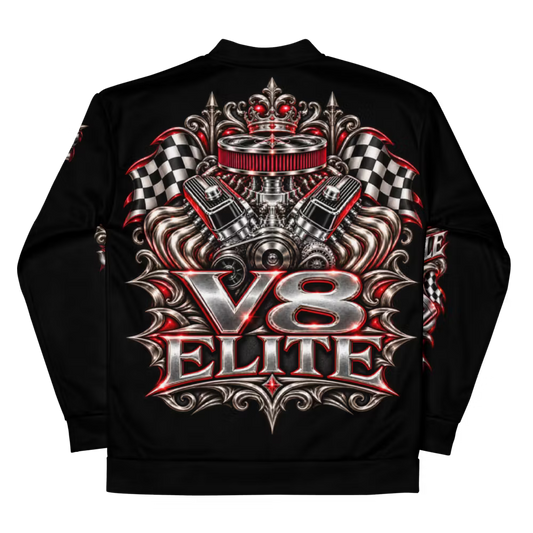 V8 Elite Bomber Jacket – Full Throttle Edition