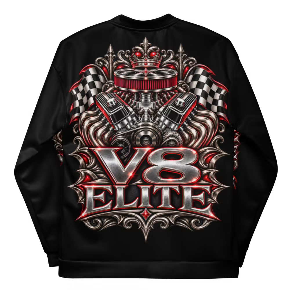 V8 Elite Bomber Jacket – Full Throttle Edition