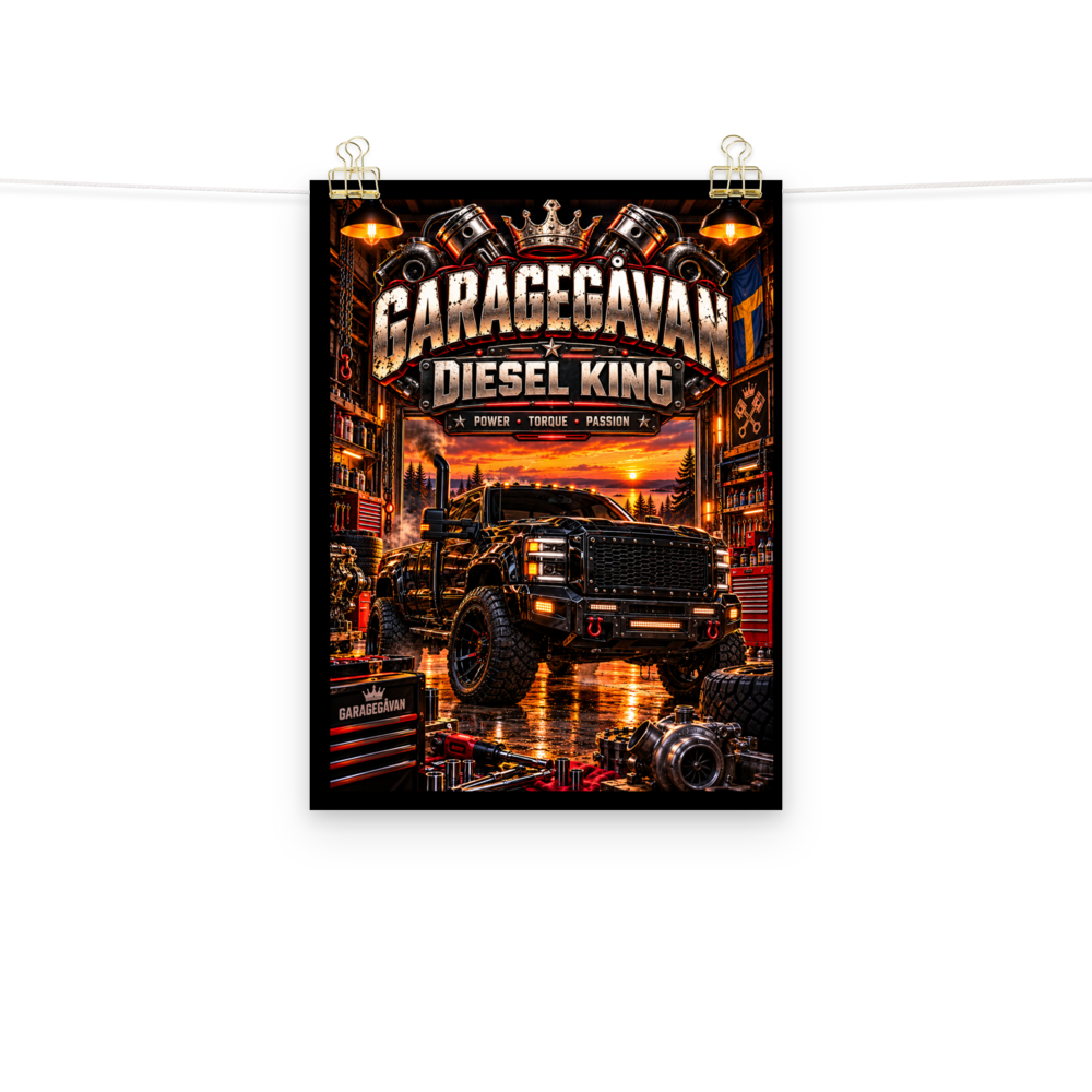 Diesel King – Lastbilsposter | Garagegåvan