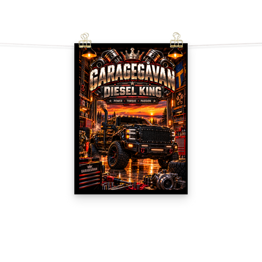 Diesel King – Lastbilsposter | Garagegåvan