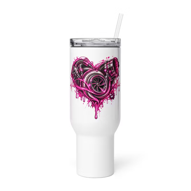 Garagegåvan – Turbo Heart Travelmugg