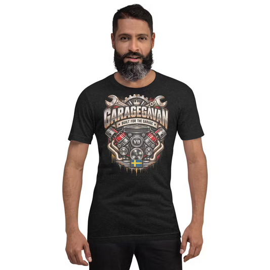 Garagegåvan V8 – Built for the Garage T-shirt