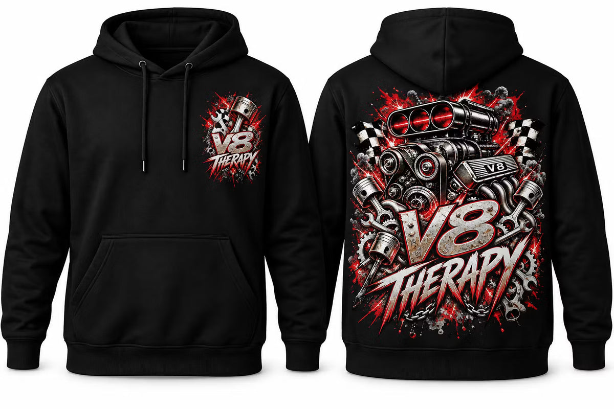 Garagegåvan – V8 Therapy Hoodie