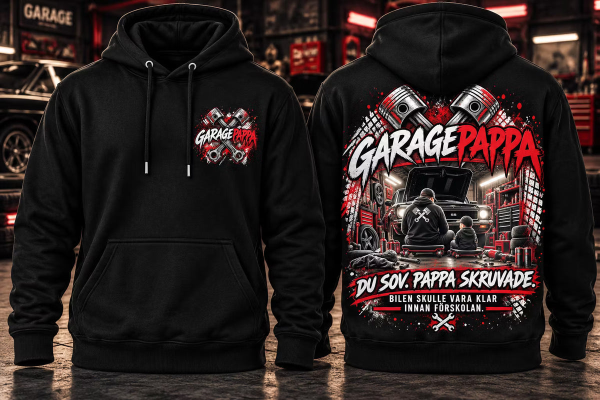 Garagegåvan – Garagepappa Hoodie