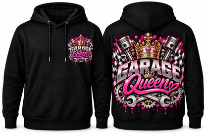 Garage Queen Hoodie pin-up