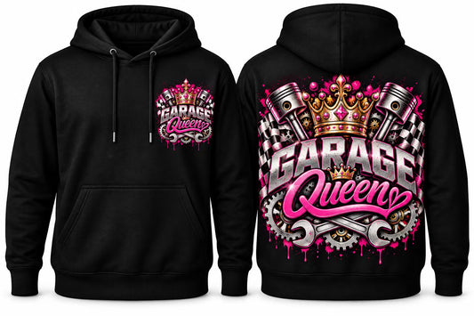 Garage Queen Hoodie pin-up