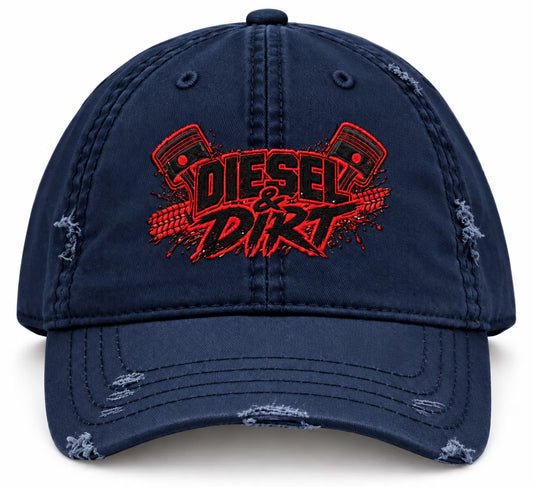 Diesel & Dirt – Garagekeps - Navy - One size