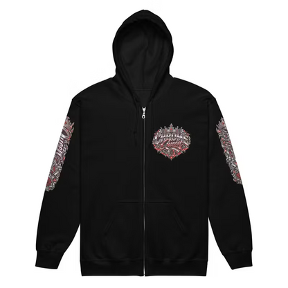 Chrome Queen Zip Hoodie – Premium Racing Edition