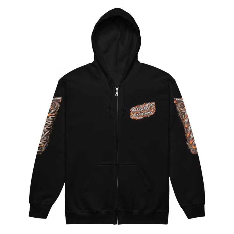 Turbo Legends Zip Hoodie – Street Racing Edition