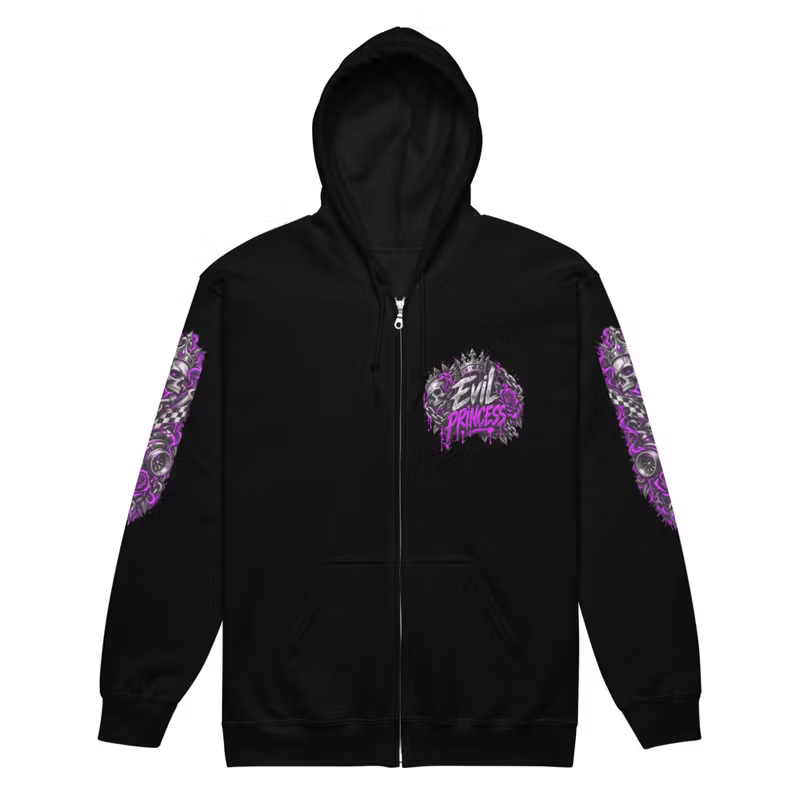 Evil Princess Zip Hoodie – Dark Racing Edition