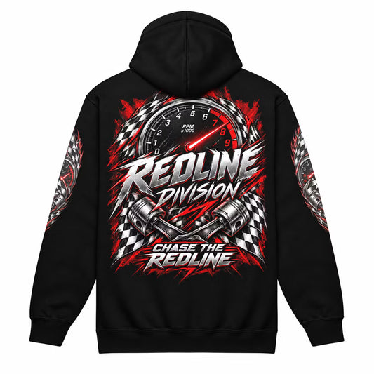 Redline Division Zip Hoodie – Chase the Redline