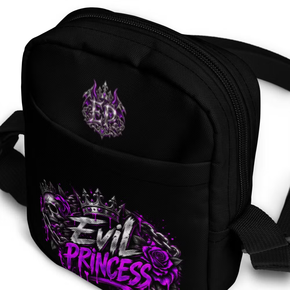 Evil Princess – Liten axelväska med mörk attityd