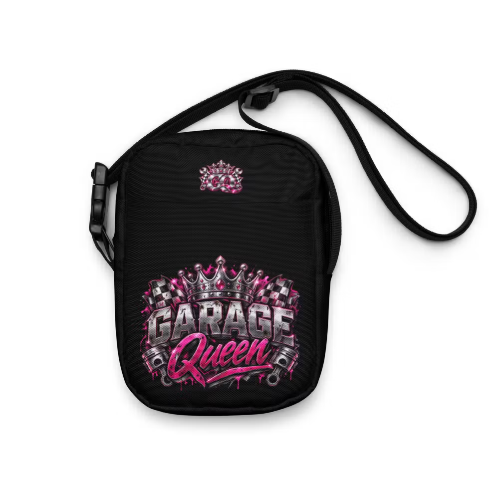 Garage Queen – Liten axelväska med kraftfull garageattityd