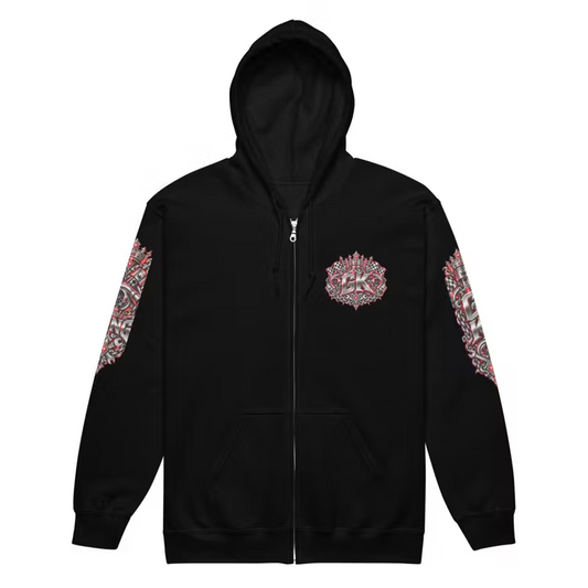 Garage King Red Edition – Premium Zip Hoodie