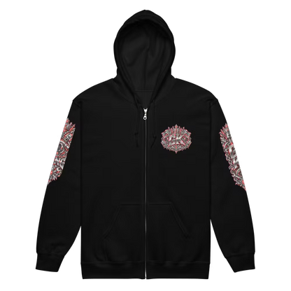 Garage King Red Edition – Premium Zip Hoodie