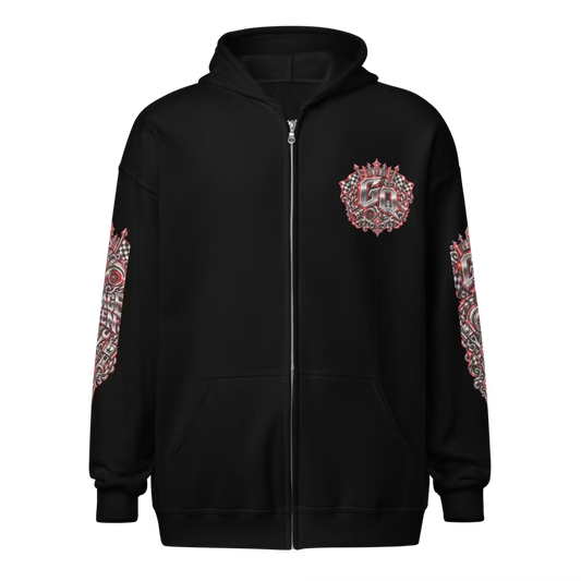 Garage Queen Red Edition – Premium Zip Hoodie