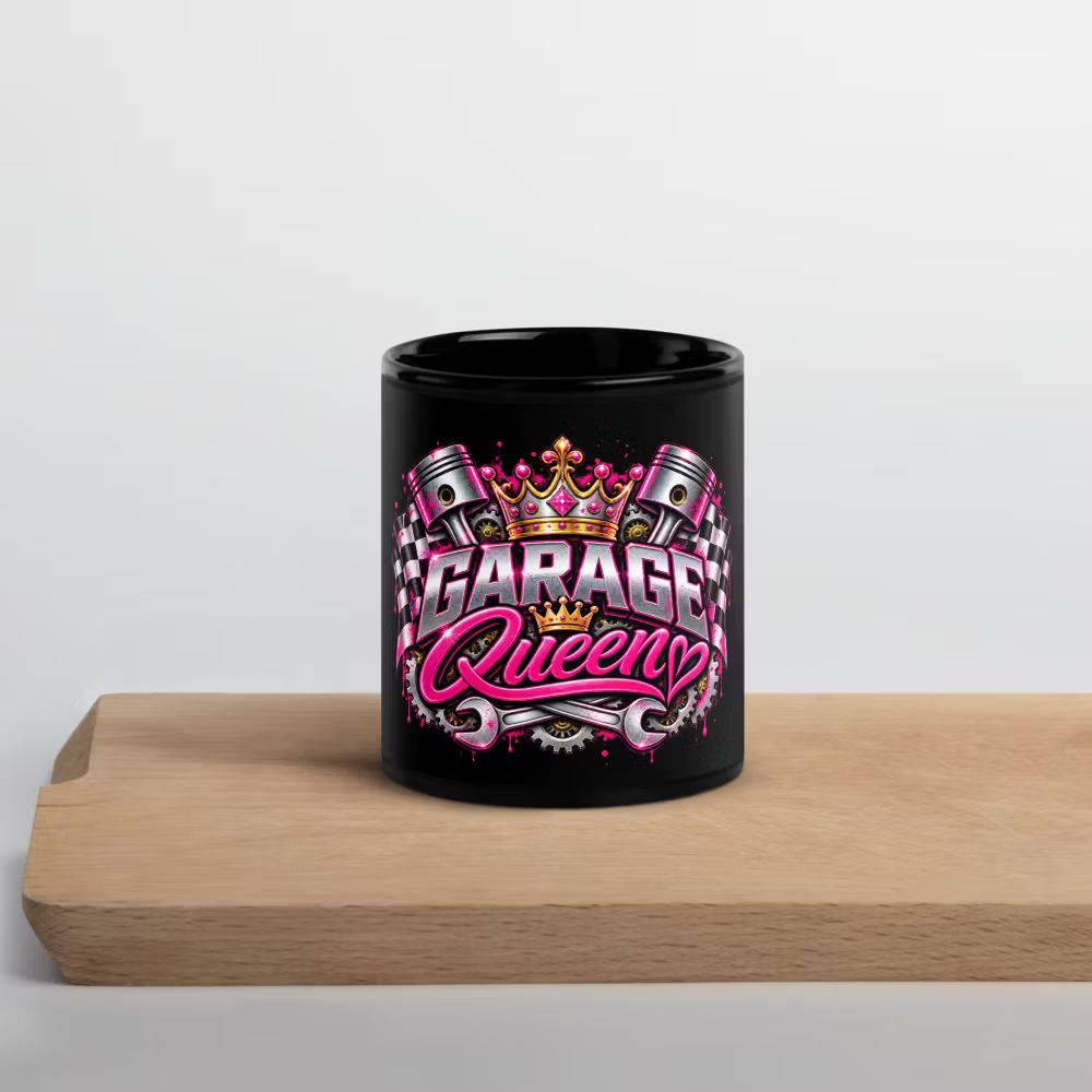 Garagegåvan – Garage Queen Pin-Up Mugg