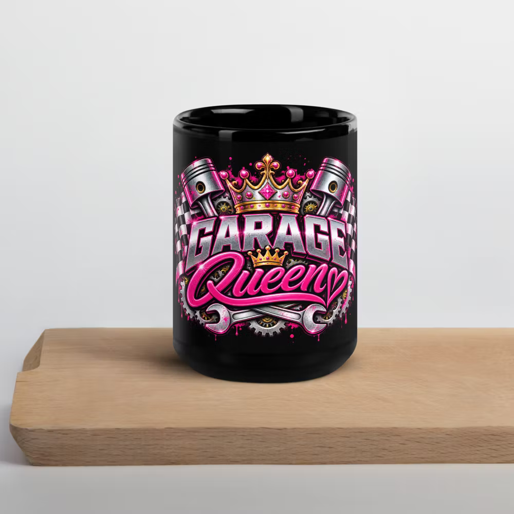Garagegåvan – Garage Queen Pin-Up Mugg