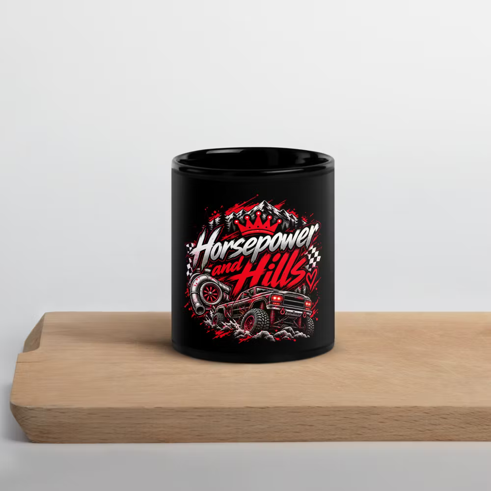 Garagegåvan – Horsepower and Hills Mugg