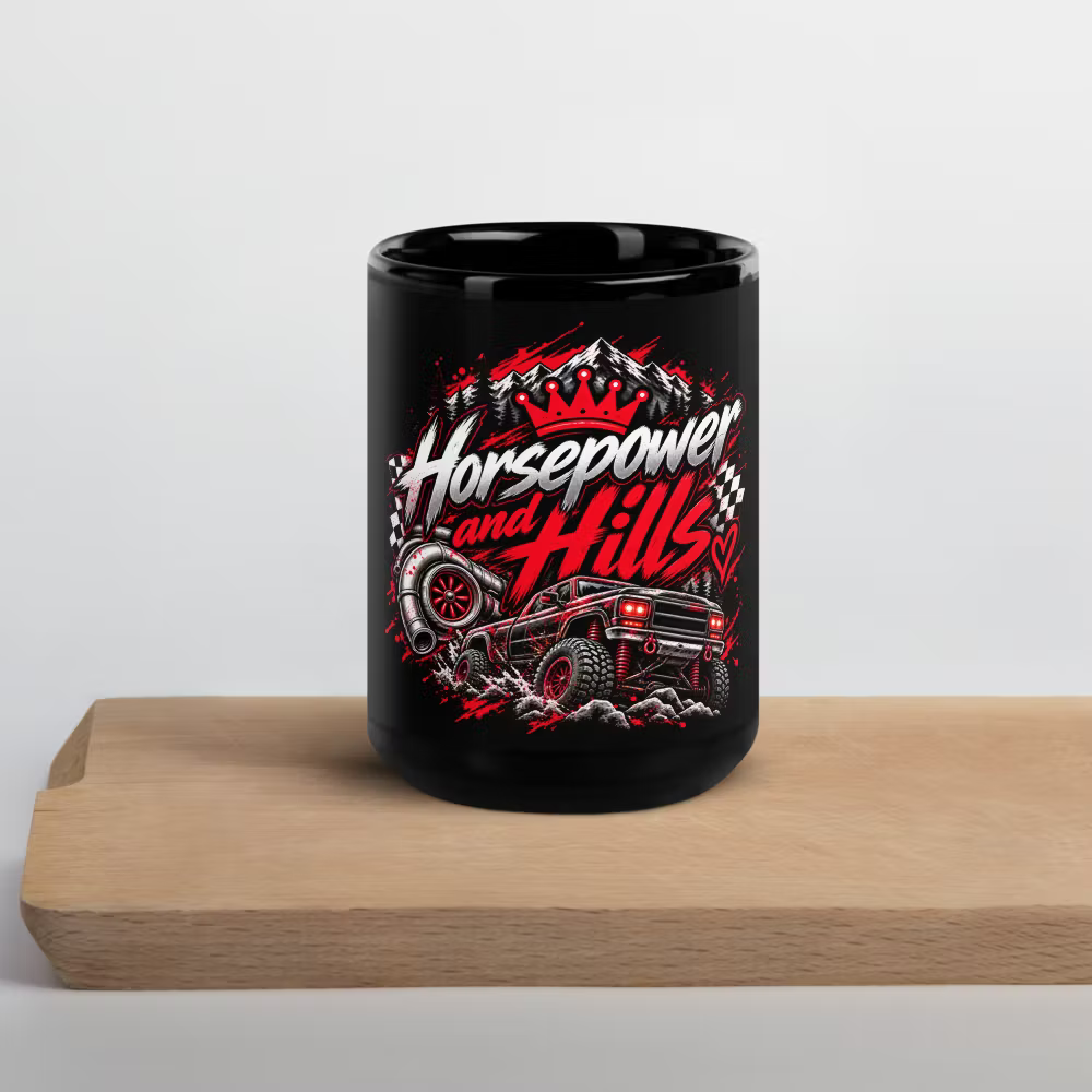 Garagegåvan – Horsepower and Hills Mugg
