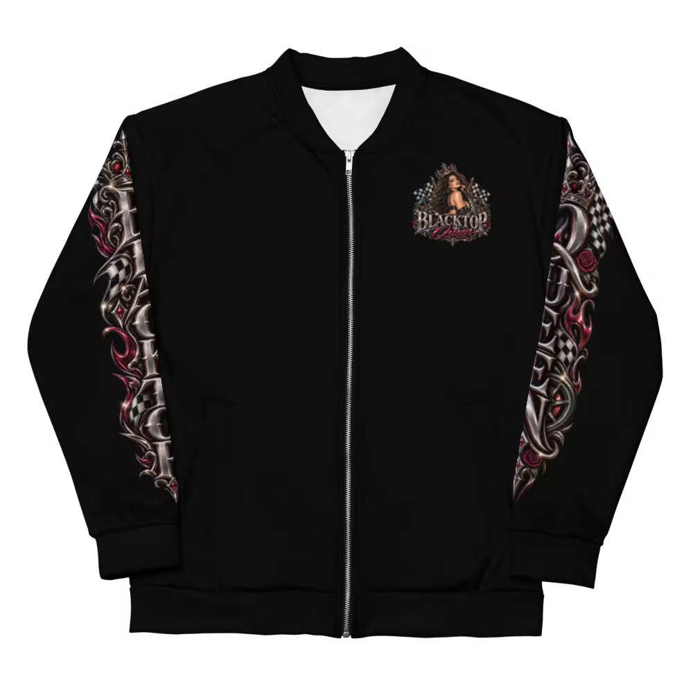 Blacktop Queen Bomber Jacket – Dark Luxury Edition