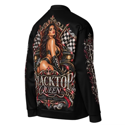 Blacktop Queen Bomber Jacket – Dark Luxury Edition