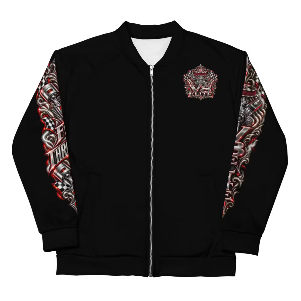 V8 Elite Bomber Jacket – Full Throttle Edition