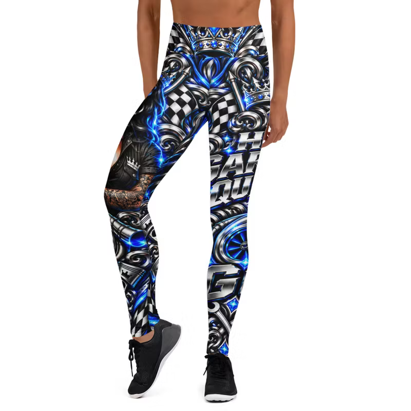 Garage Queen Blue Edition – Premium Leggings