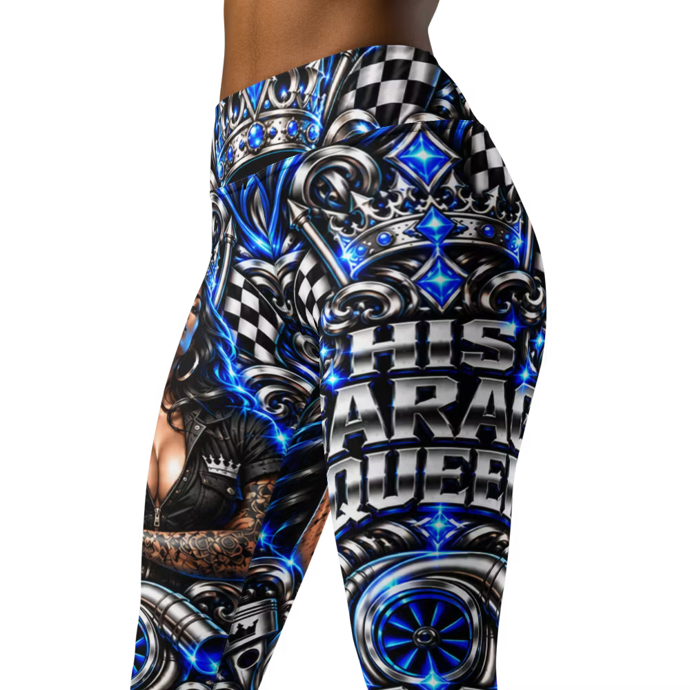 Garage Queen Blue Edition – Premium Leggings