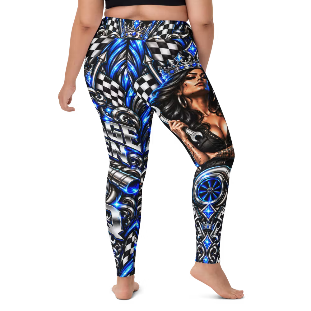 Garage Queen Blue Edition – Premium Leggings