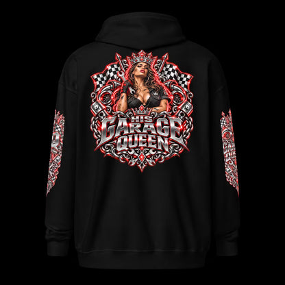 Garage Queen Red Edition – Premium Zip Hoodie