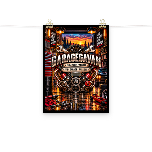V8 Brotherhood – Garageposter | Garagegåvan