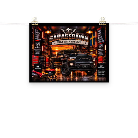 Dark Horse – Pickup-poster | Garagegåvan