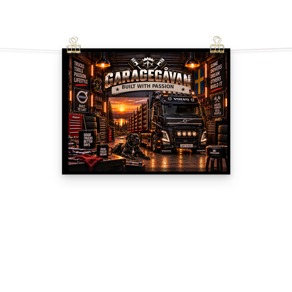 Chrome Beast – Lastbilsposter | Garagegåvan