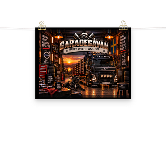 Chrome Beast – Lastbilsposter | Garagegåvan
