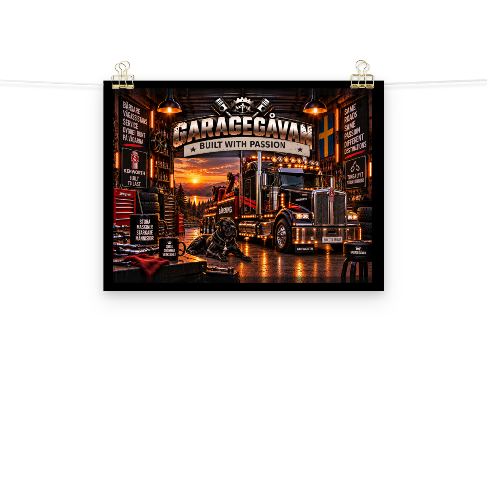Road Titan – Lastbilsposter | Garagegåvan