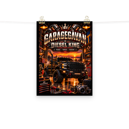 Diesel King – Lastbilsposter | Garagegåvan