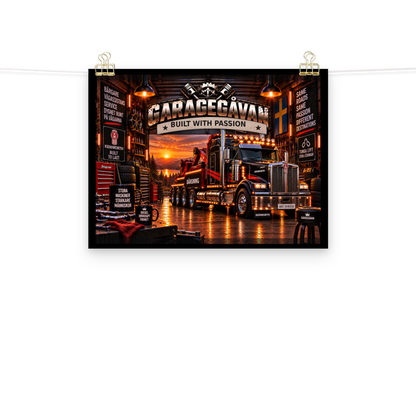 Black Hauler – Lastbilsposter | Garagegåvan