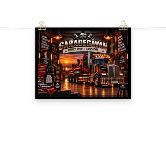 Black Hauler – Lastbilsposter | Garagegåvan