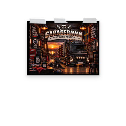 Chrome Beast – Lastbilsposter | Garagegåvan