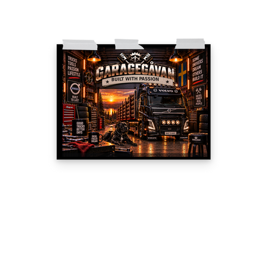Chrome Beast – Lastbilsposter | Garagegåvan
