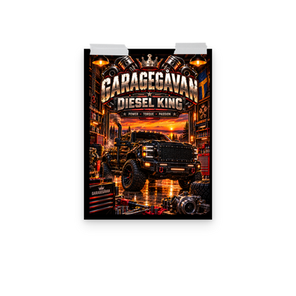 Diesel King – Lastbilsposter | Garagegåvan