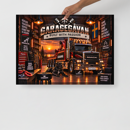 Black Hauler – Lastbilsposter | Garagegåvan